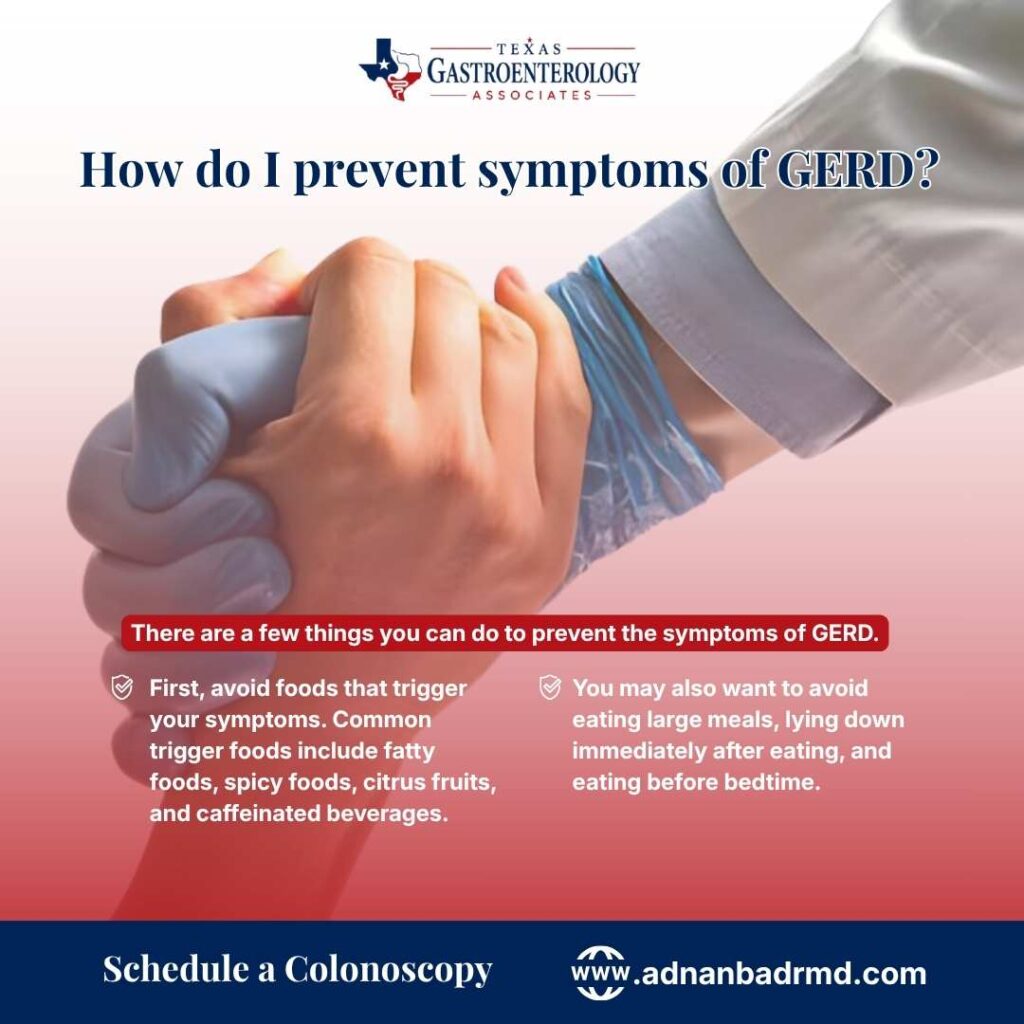 How do I prevent symptoms of GERD?